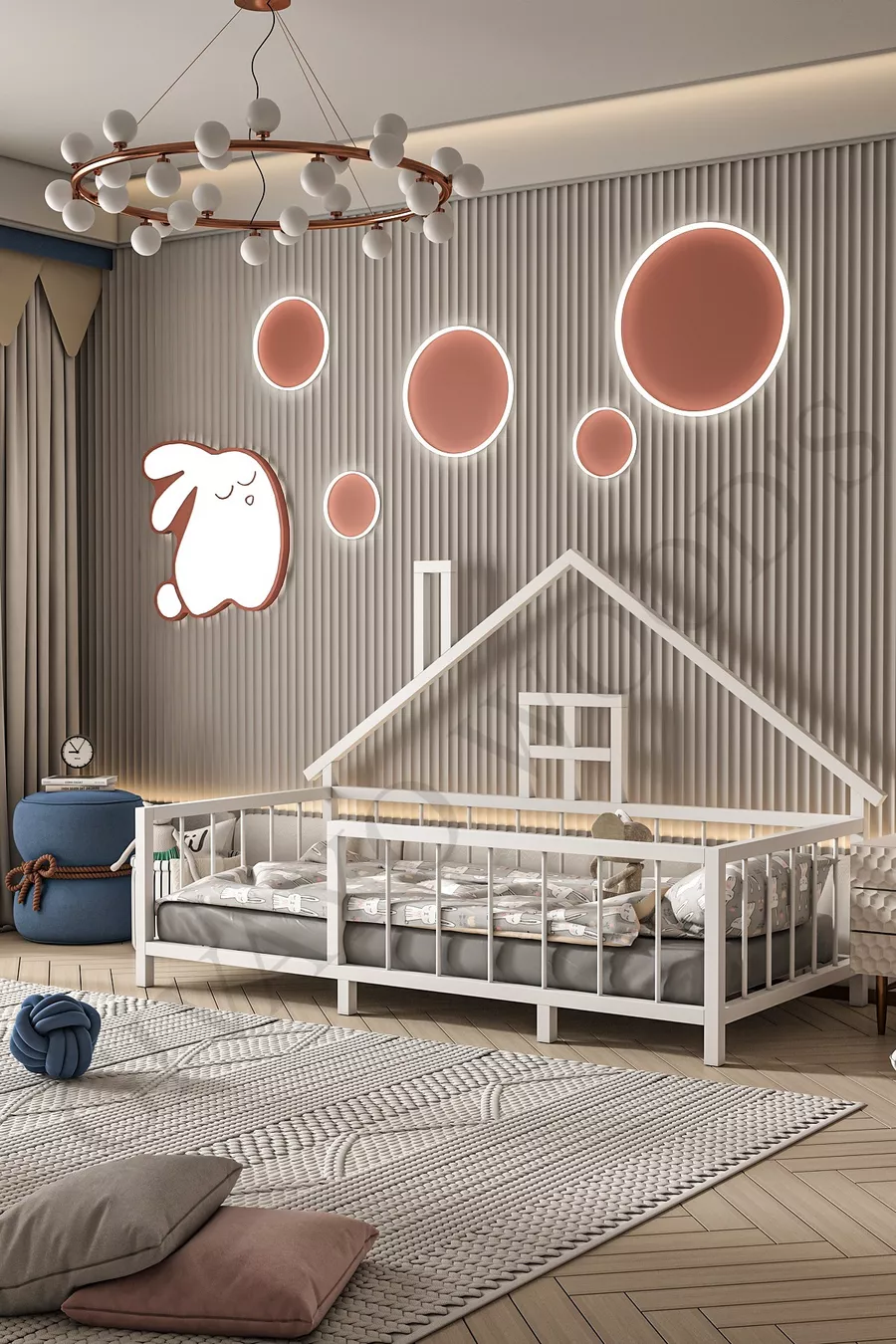 Lit Montessori en MDF pour enfants Judy Bebek