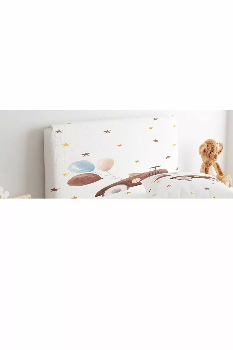 Couverture de tête de lit Voiture en bois Ballon