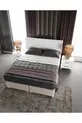 Ensemble de chambre à coucher complet en MDF blanc avec 6 portes, montage gratuit