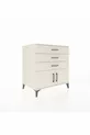 Commode Kronos avec une étagère, 3 tiroirs et 2 portes, Pierre de lune-Pierres de lune