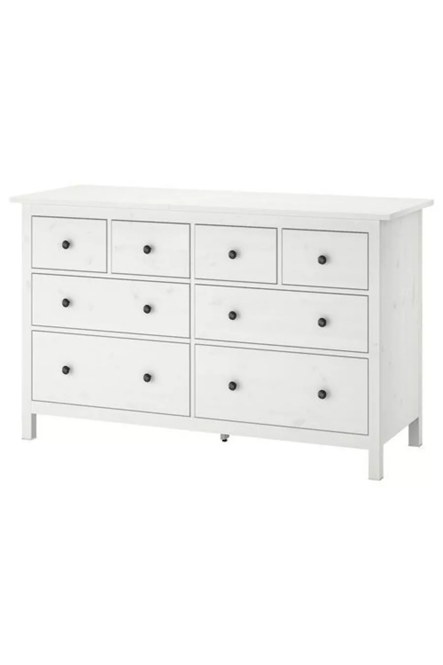 Hemnes, commode à 8 tiroirs, cm, vernis blanc