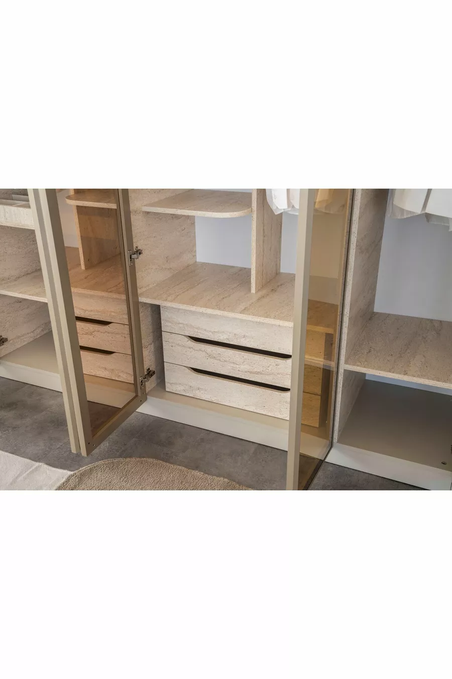 ENSEMBLE DE CHAMBRE À COUCHER MOCHA