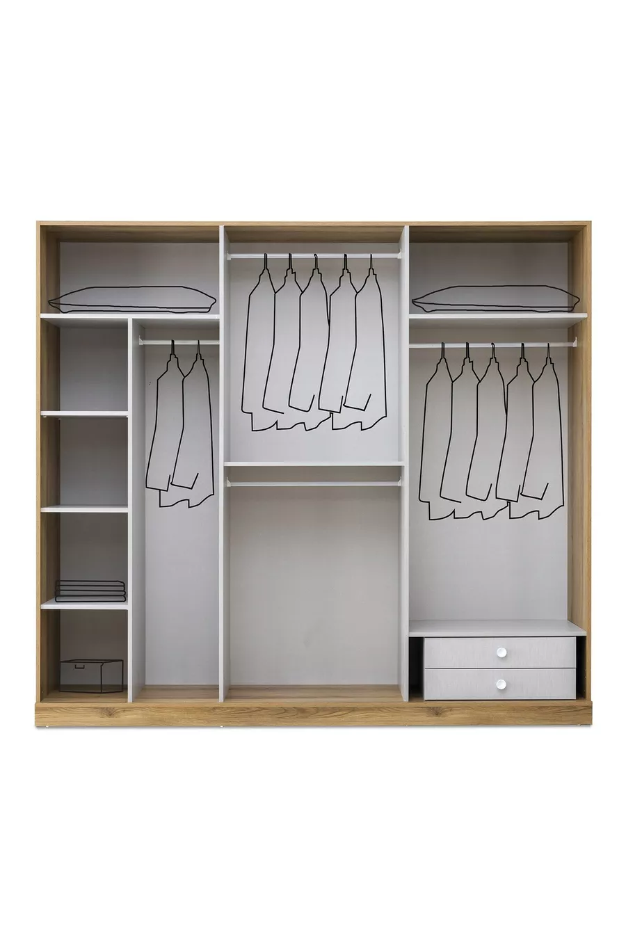 Ensemble de chambre à coucher Tisan en MDF