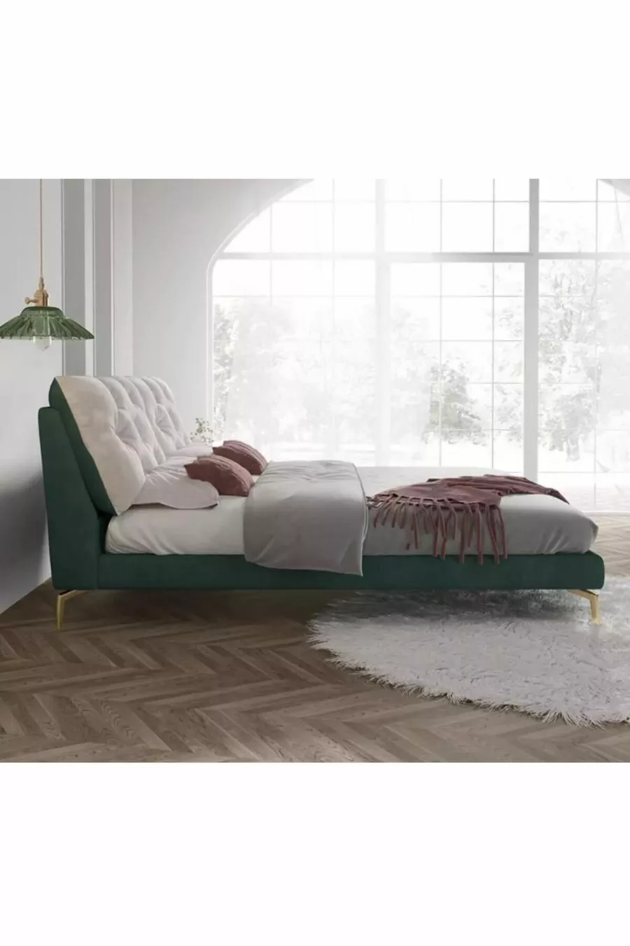 Lit Mdf Roza (MATELAS INCLUS)