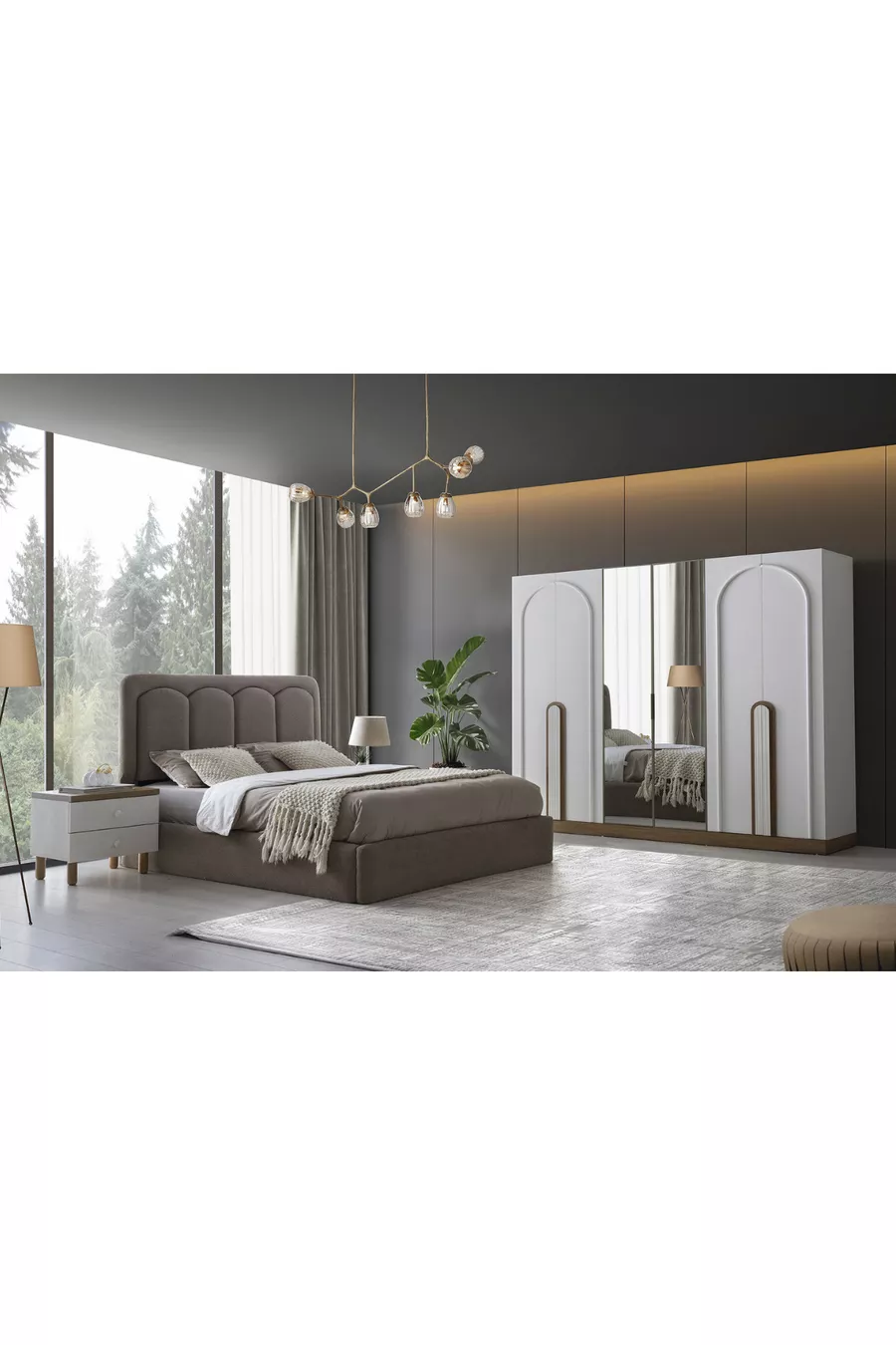 Ensemble de chambre à coucher Demre