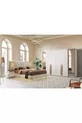 ENSEMBLE DE CHAMBRE À COUCHER LED À BASE MDF MONTANA