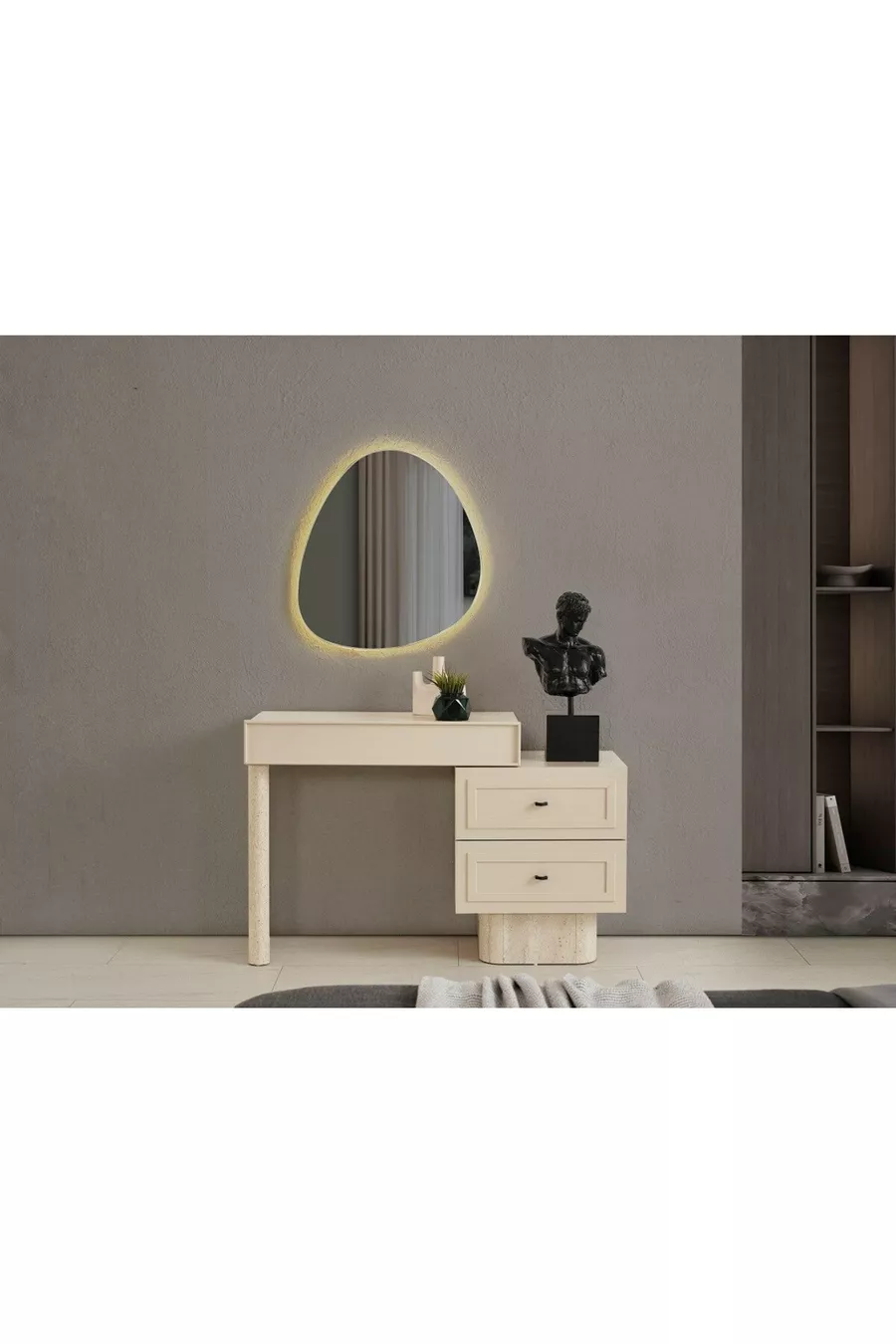 ENSEMBLE DE CHAMBRE À COUCHER HEYBELİ MDF