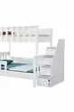 Lit superposé, Ranza Diva MDF Profil Séparable - Blanc