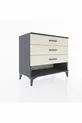 Commode Hyperion 3 tiroirs Anthracite-Silex