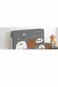Housse de tête de lit avec étoiles, pandas et ours