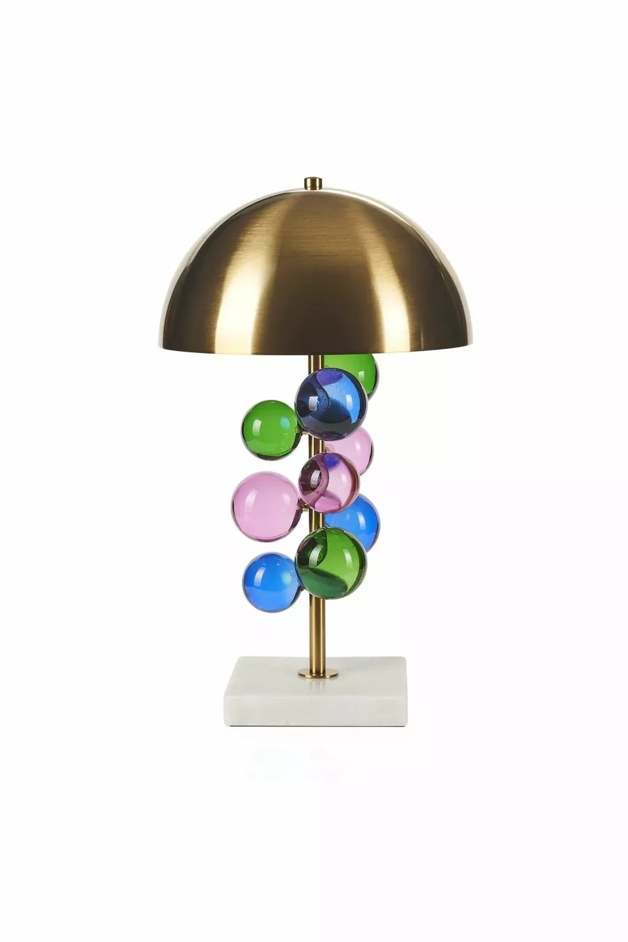 Lampe de table à pied bulle
