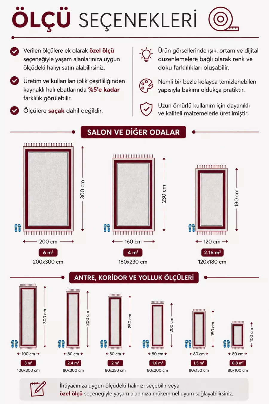 Tapis lavable en satin de bambou Classi avec poils soyeux et semelle antidérapante