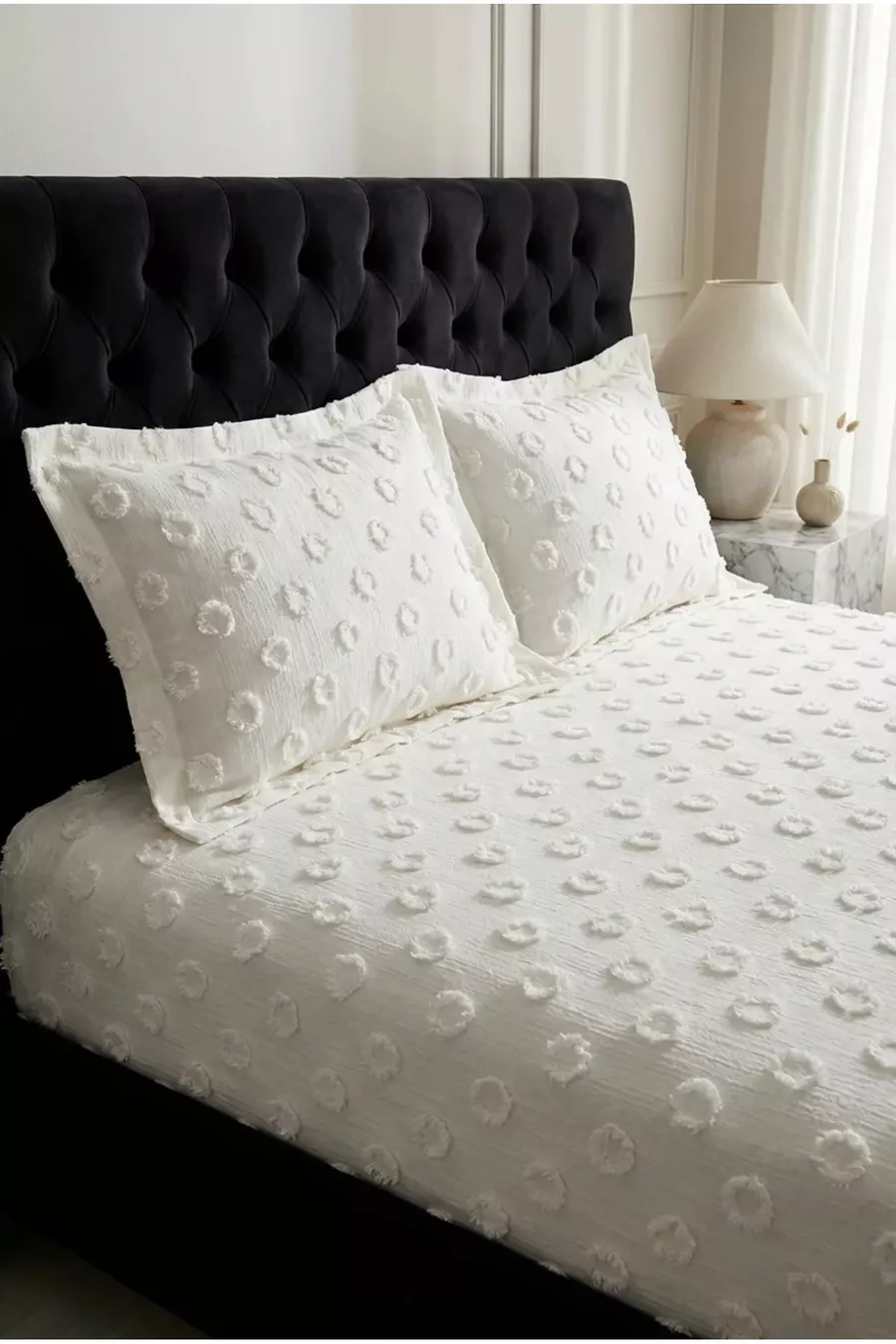 Set de Housse de Lit Double – 2 Taies d'Oreiller Incluses  x 
