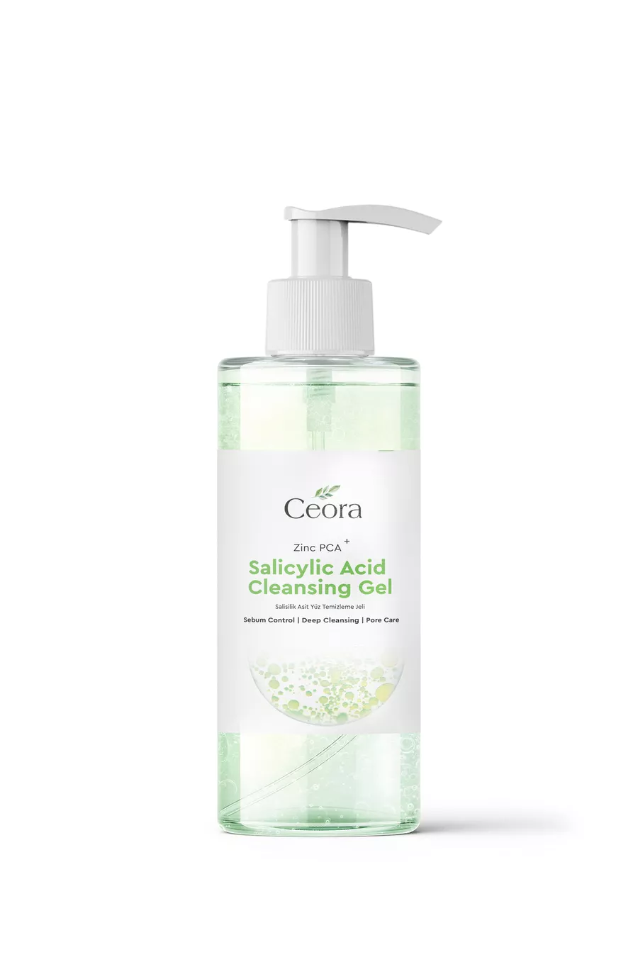 Acide Salicylique, Gel Nettoyant Visage Anti-Acné | Contre les Pores et les Points Noirs | Gel Nettoyant pour Peaux Grasses  ml
