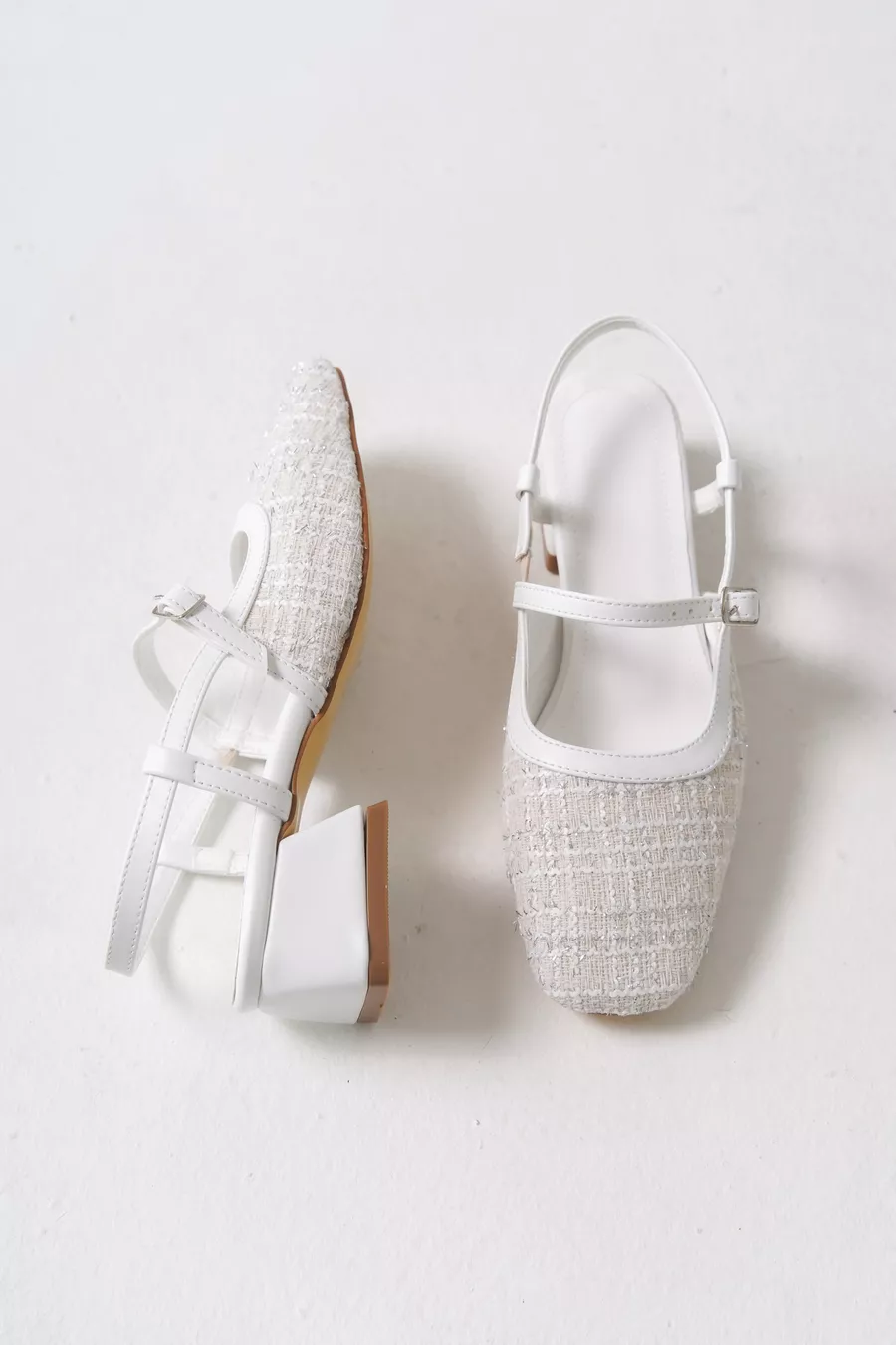 Chaussures à talons pour femmes Aanlarel  Blanc