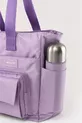 Sac Quotidien Hydrofuge - Compartiment pour Ordinateur Portable, Détails Matelassés, Multi-Poches, Poche pour Biberon, Accessoire de Valise, Sac Maman Violet, Sac de Soins pour Bébé Violet, Sac de Maman