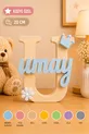 Plaque en plastique personnalisée avec prénom de  cm / pour chambre de bébé et d'enfant
