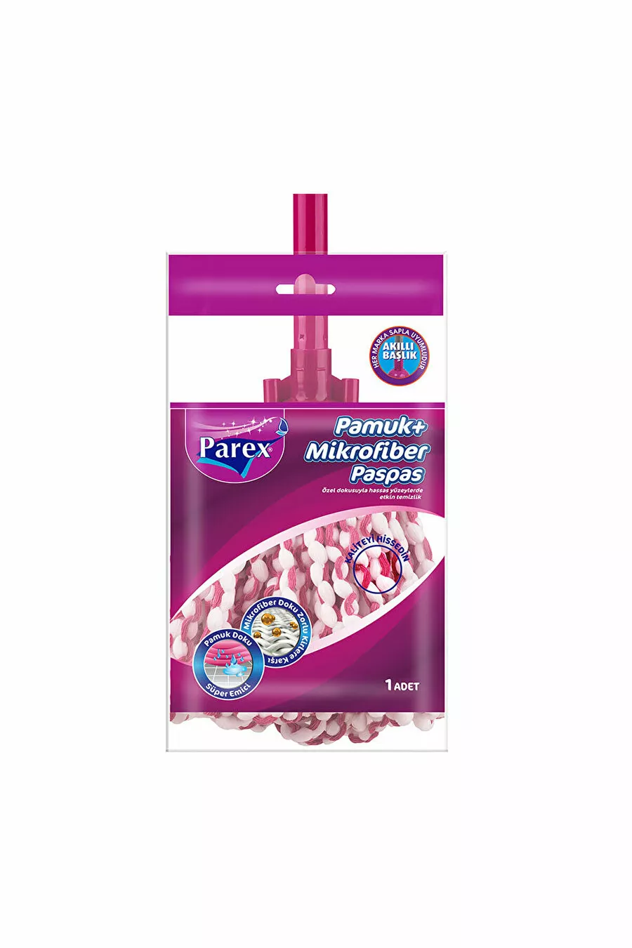 Serpillière en microfibre avec manche