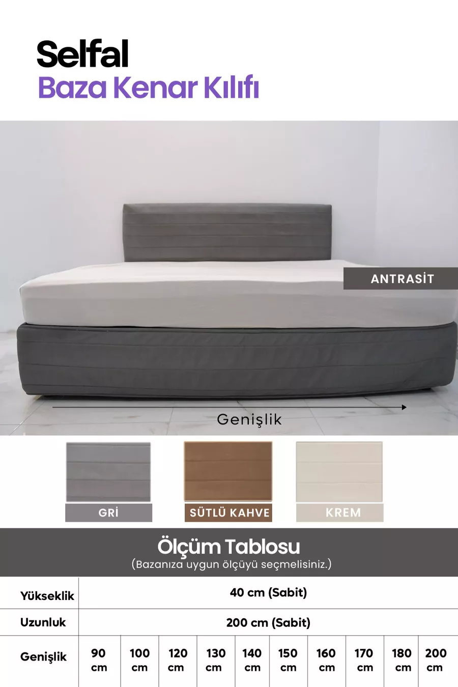 Housse de côté de lit - Tissu matelassé en poil de poulain