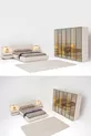 Ensemble de chambre à coucher Lumera avec portes en verre