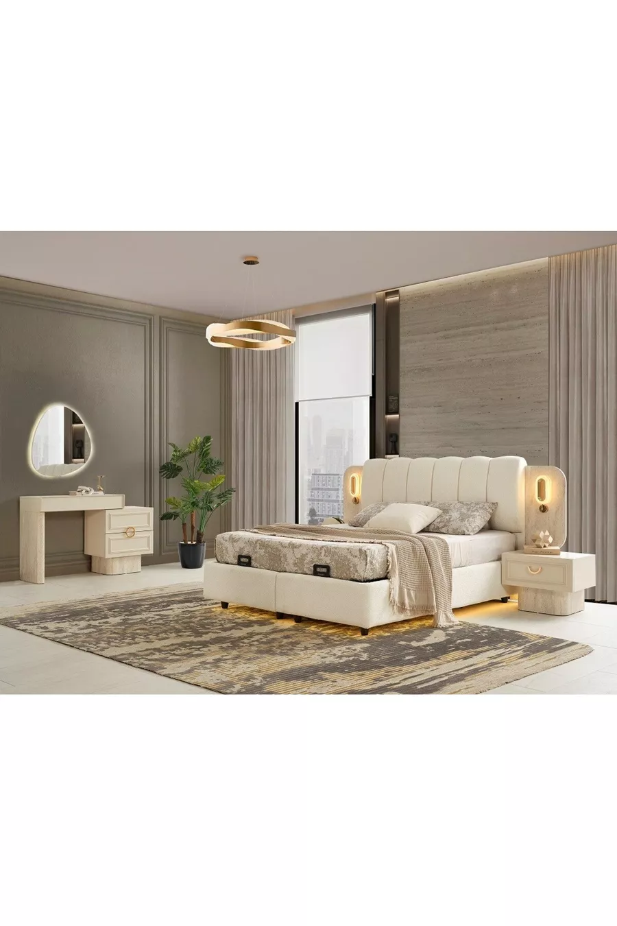 CHAMBRE À COUCHER BURGAZ EN MDF