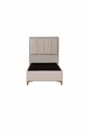 Ensemble tête de lit et sommier avec coffre Gold Therapy Beige (LIT NON INCLUS)