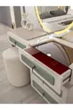 ENSEMBLE DE CHAMBRE À COUCHER LED SUR BASE MDF TURQUOISE
