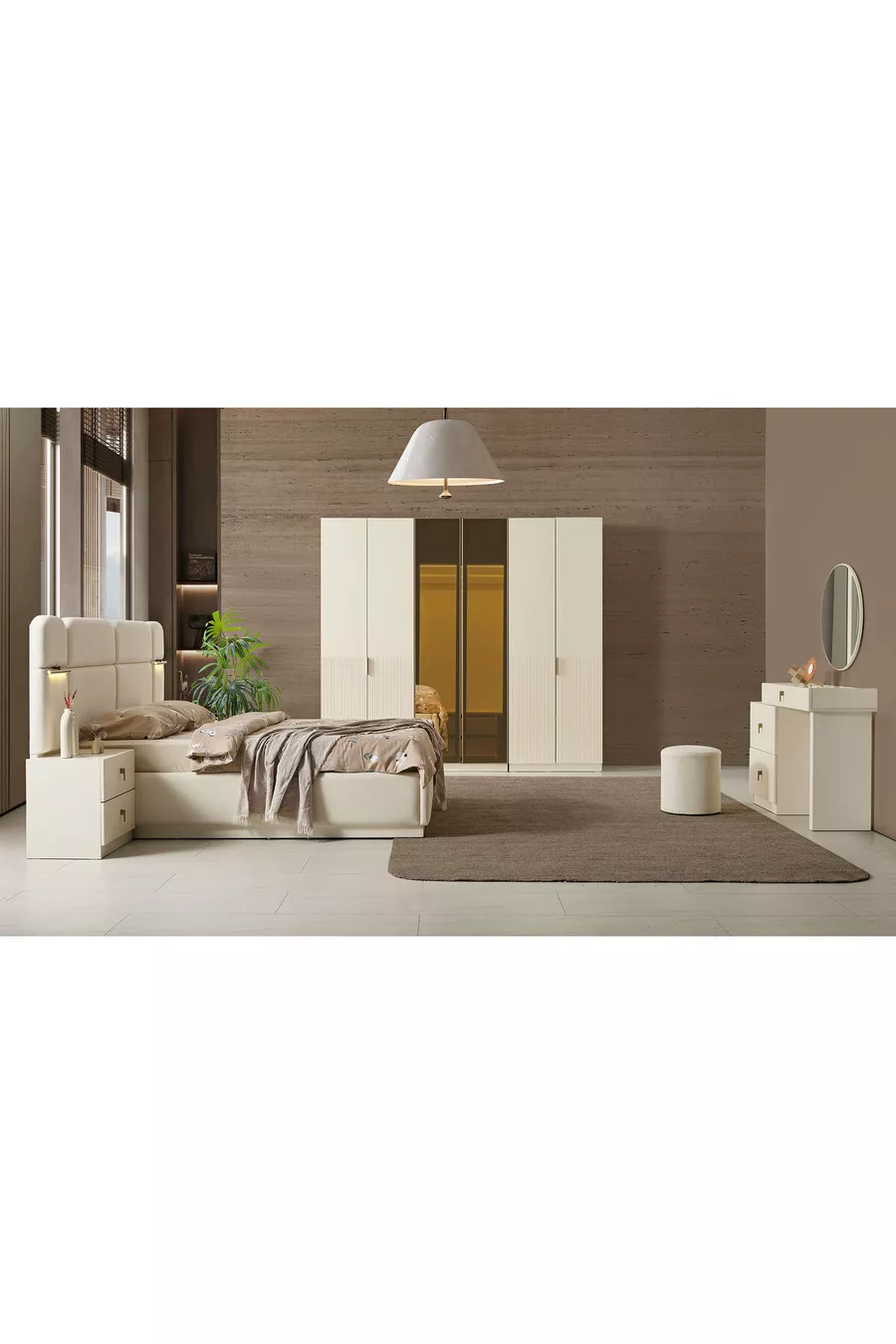 Chambre à coucher Sofya avec 6 portes