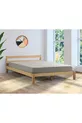 Lit en bois massif Bois naturel COULEUR NATURELLE