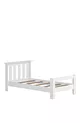 Lit simple Still en MDF blanc