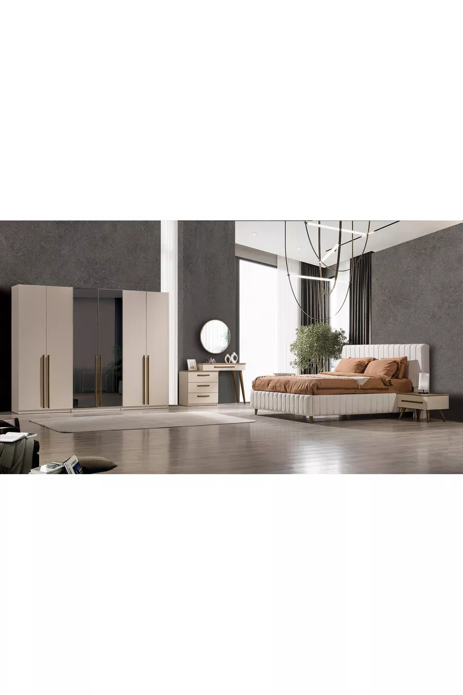 Ensemble de chambre à coucher Meral