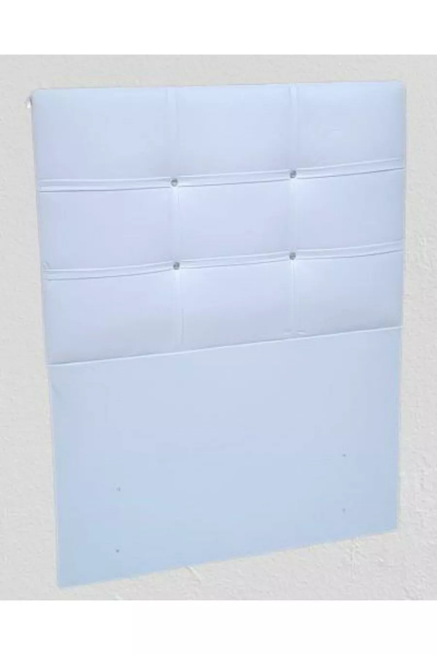 Titre DK Modèle Simple en Cuir Synthétique blanc Fait Main