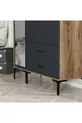 Armoire à 3 portes Kumsal Rt - Anthracite