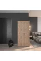 Armoire à vêtements à 2 portes en pin 