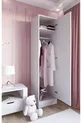 Armoire à vêtements Daisy  cm Blanche à une porte