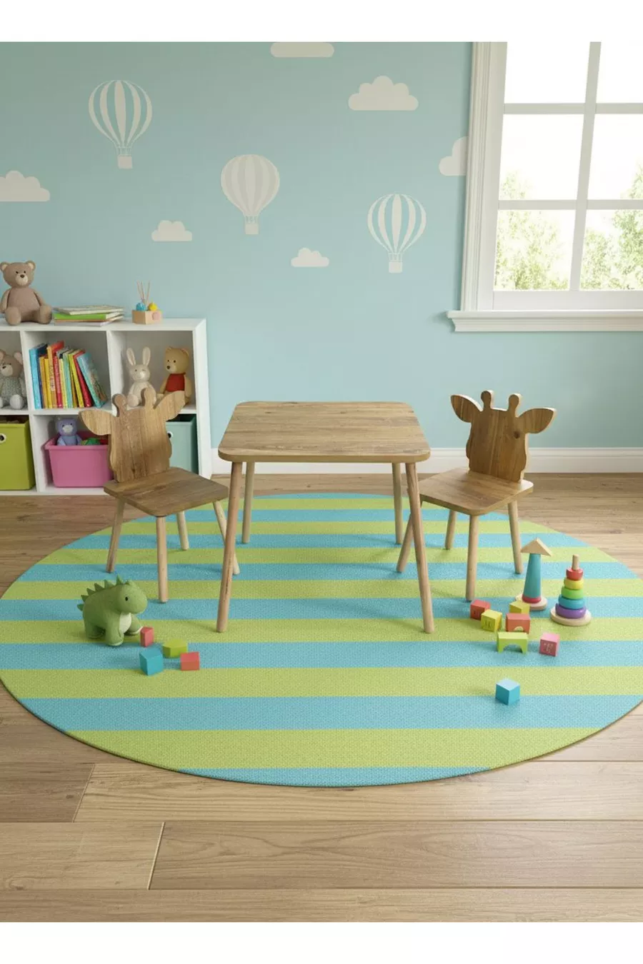 Ensemble table et chaises pour enfants Table d'activité Bureau 1 table 2 chaises