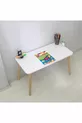 Bureau pour enfants Lilyum 1 pouf Table d'activité Ensemble de table d'activité