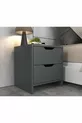 Table de chevet Efes à 2 tiroirs Anthracite