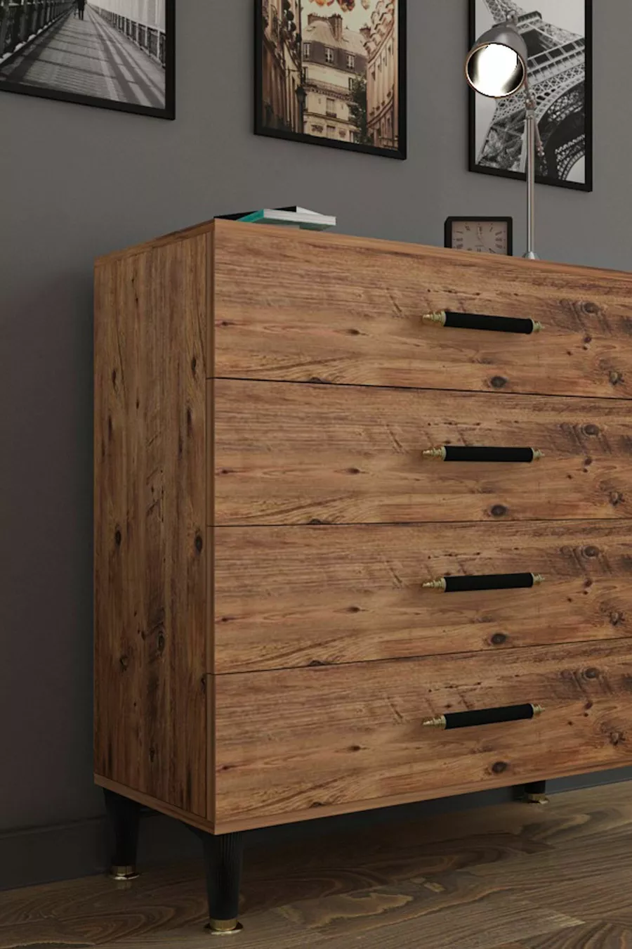 Commode Mélodie en pin
