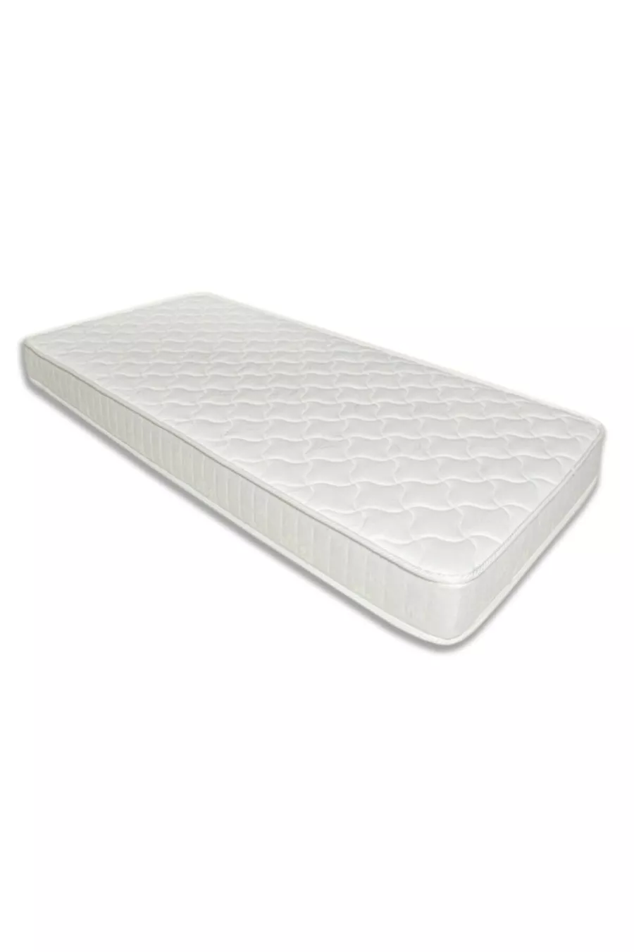 Matelas simple en mousse à mémoire de forme visco sans ressort avec tissu en éponge