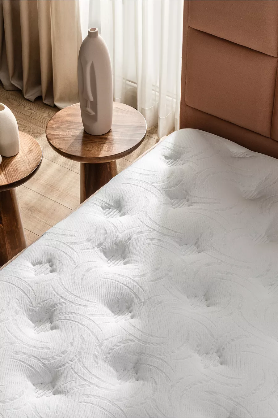 Matelas à ressorts original ultra orthopédique Touch Brown avec coussin (cm)