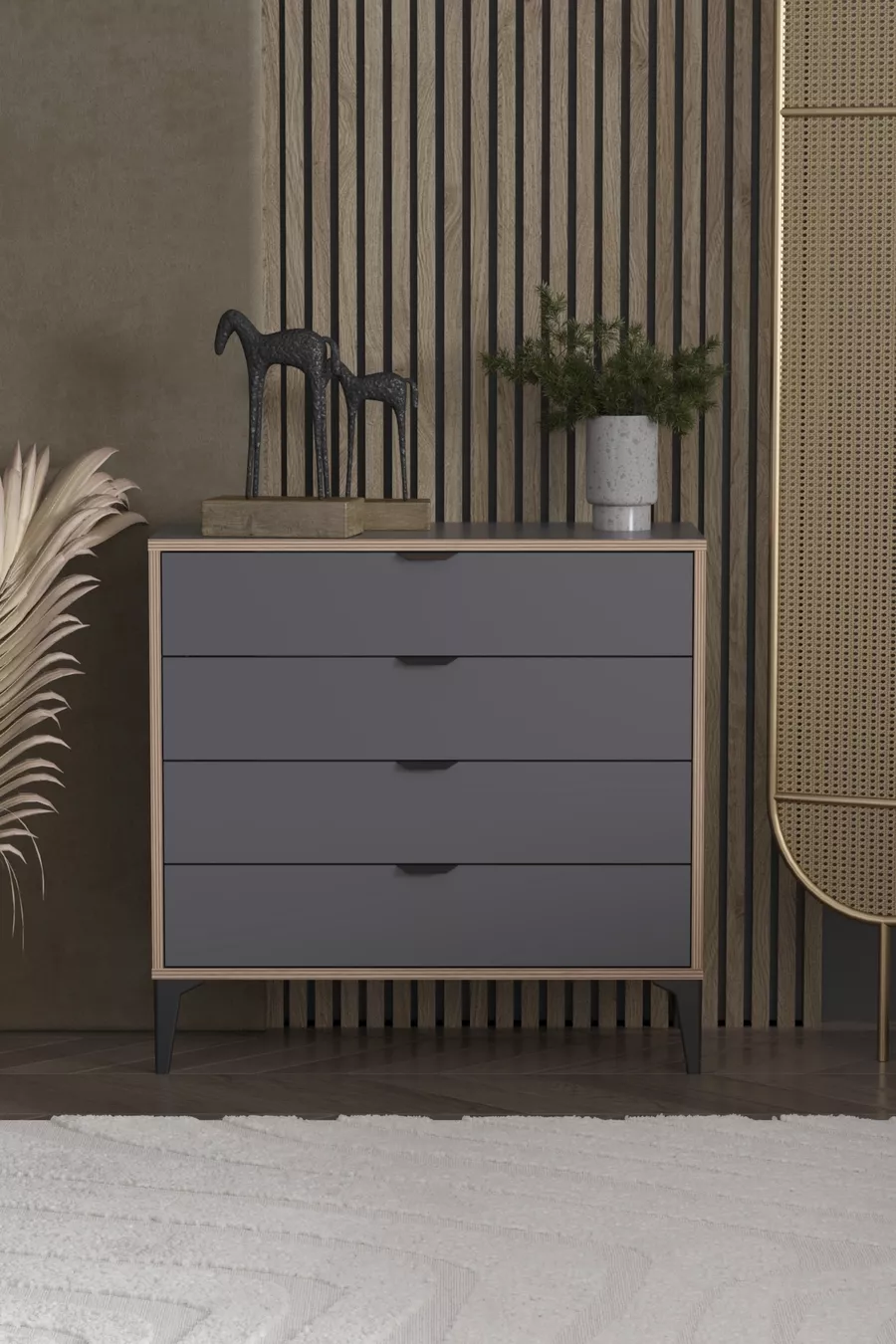 Commode Arden à 4 tiroirs