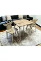 Ensemble table et chaises pour enfants en pin Zürafa, table d'activités, table de travail, 1 table et 2 chaises