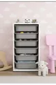 ARMOIRE À JOUETS POUR ENFANTS AVEC 6 PANIER DE RANGEMENT