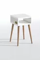 Table de chevet Ragnarok Byz Komodin ** avec pieds en bois