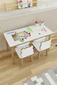 Table Montessori pour enfants - table de jeu - table d'activité - ensemble de table d'activités avec 2 chaises Panda