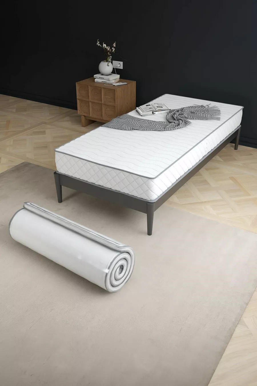 Matelas à ressorts Cloud pour une personne