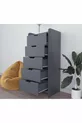 CHIFFONNIER LODOS 5 TIROIRS ANTHRACITE