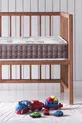 Lit Bamboo Park, Lit pour bébé, Lit de berceau, avec mousse orthopédique et tissu tricoté - Cm