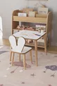 Table d'activité de jeu pour enfants Cm - Ensemble de rouleaux de papier - Table de travail avec chaise Montessori